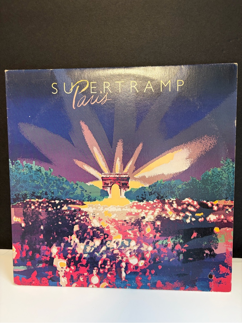 Supertramp Paris Album LP - Vibrant Multicolor Artwork
